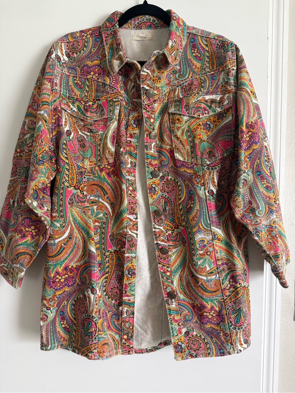 Vintage Multicolor Paisley Jacket